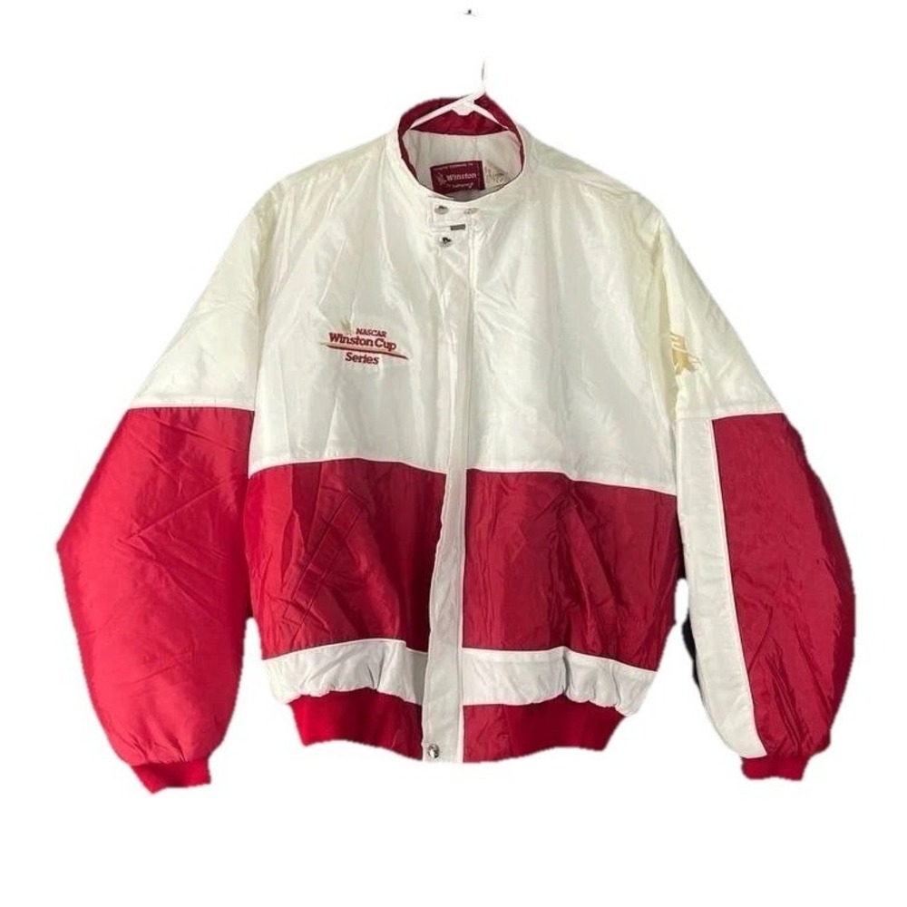 Mens Winston By Swingster Jacket Racing‎ Cup Windbreaker Nascar Sz L USA